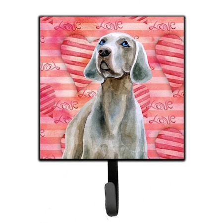 Carolines Treasures Weimaraner Love Leash or Key Holder BB9761SH4